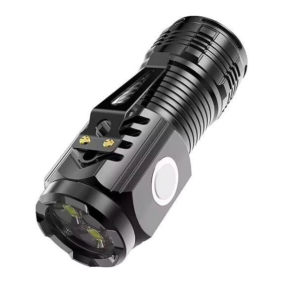 USB Rechargeable Flashlight - 1000 Lumens High Brightness LED Flashlight | Compact & Portable for Camping, Emergencies & Home Use | Fast Charging with Long Battery Life
