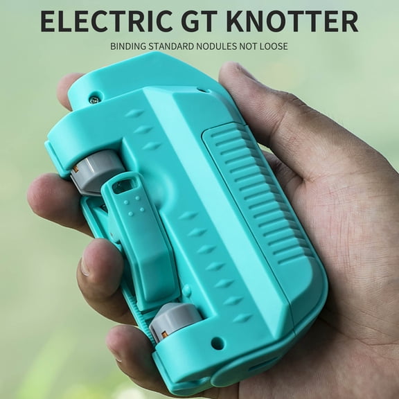 USB Rechargeable GT Knotter Carbon & PE Line Binding Tool for Fishing,Stainless Steel ABS Construction,& Easy Knotting for Lines