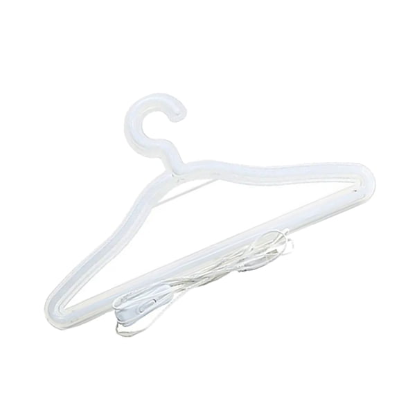 USB Rechargeable Garment Hanger LED Light Clothing Storage Rack For Home Use