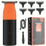 USB Rechargeable Hair Clipper, Mini Portable Oil Electric Hair Clipper Full Body Water Washing Hair Clipper Hair Salon Shaver, TYPE-C Charging, 90 Minutes Runtime, Includes 5 Limit Combs