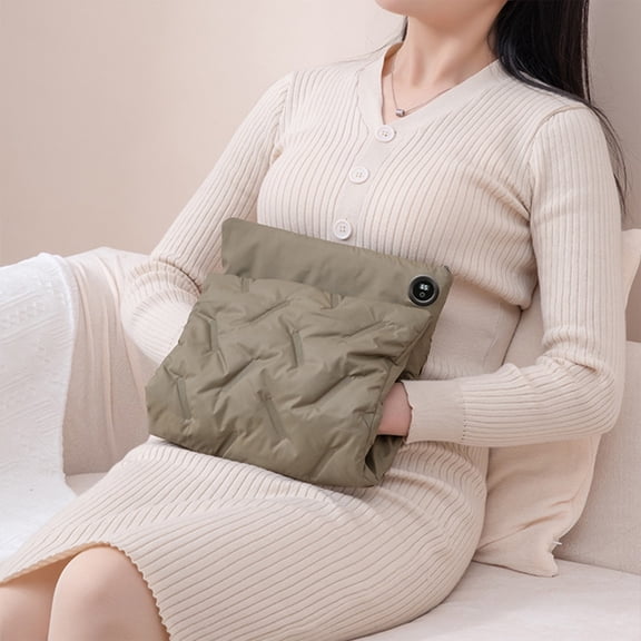 USB Rechargeable Hand Warmer, Water-Free Explosion-Proof Heating Pad, Digital Display Constant Temperature Hand Warmer, 10.2x10.6 Inch Portable Heat Pack, Gift for Women Men