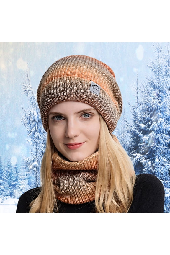 USB Rechargeable Heated Beanie with Detachable Neck Warmer - Adjustable Temperature Winter Hat for Outdoor & Cold Weather