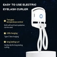 thumbnail image 1 of USB Rechargeable Heated Eyelash Curler, 10-Second Fast Warm-Up Mascara Wand – Ergonomic No-Pinch Lash Lifter for Natural Dramatic Curl, Portable Beauty Tool for Travel Makeup Kit, 1 of 9