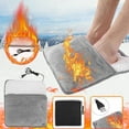 thumbnail image 1 of USB Rechargeable Heated Foot Warmer Pad with Foot Cover and Shoe Inserts for Winter Cold Feet Relief, 1 of 9