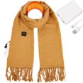 thumbnail image 1 of USB Rechargeable Heated Scarf Electric Heating Scarf with Neck Heating Pad Washable Shawl Soft Warm Neck Christmas Gift for Women Men, 1 of 7