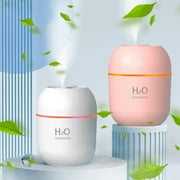 USB Rechargeable Humidifier, Home Office Desk Bedroom, 300ml Capacity, Smart Hydration Meter, Modern Ceramic Design, for Sleep/Air Quality, Portable Evaporative Humidifier DinXzu Exclusive Offers
