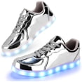 thumbnail image 1 of USB-Rechargeable Illuminated Sneakers for Adult  - Phosphorescent Trim Details for Enhanced Night Visibility, 1 of 6