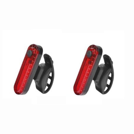 USB Rechargeable LED Bike Tail Lights, 2 PACK Bicycle Cycling Rear Light for Night Riding, Safety Bike Rear Light for Adults Men Women Road Mountain