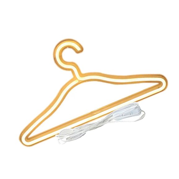 USB Rechargeable LED Clothes Hanger Portable Organiser For Home Travel Use