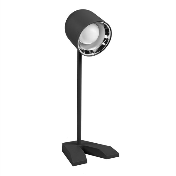 USB Rechargeable LED Desk Lamp - Eye Protection Light for Bedroom and Office (Black)