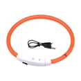 thumbnail image 1 of USB Rechargeable LED Dog Collar Adjustable Night Safety Light For Outdoor Running Hiking, 1 of 7