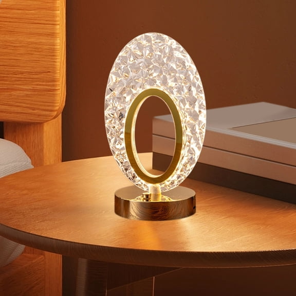USB Rechargeable LED Egg-Shaped Table Lamp with Color Changing Modes