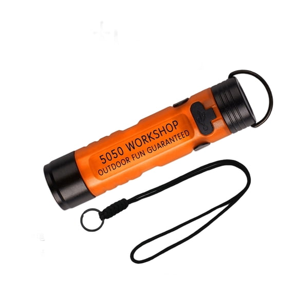 Pocket Flashlights With Magnetic Tail Outdoor Emergency Light Aluminum Hat Clip Lamp USB Rechargeable LED Flashlights