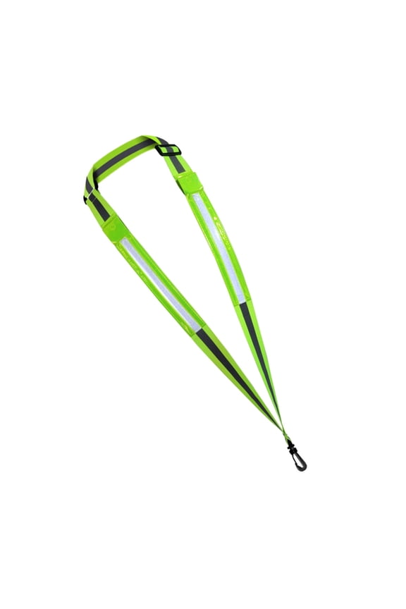 USB Rechargeable LED Reflective Belt 5 Light Color 3 Modes Reflective Sash for Night Running Walking Easy to Use