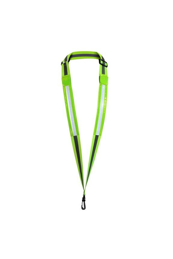 USB Rechargeable LED Reflective Belt 5 Light Color 3 Modes Reflective Sash for Night Running Walking Easy to Use