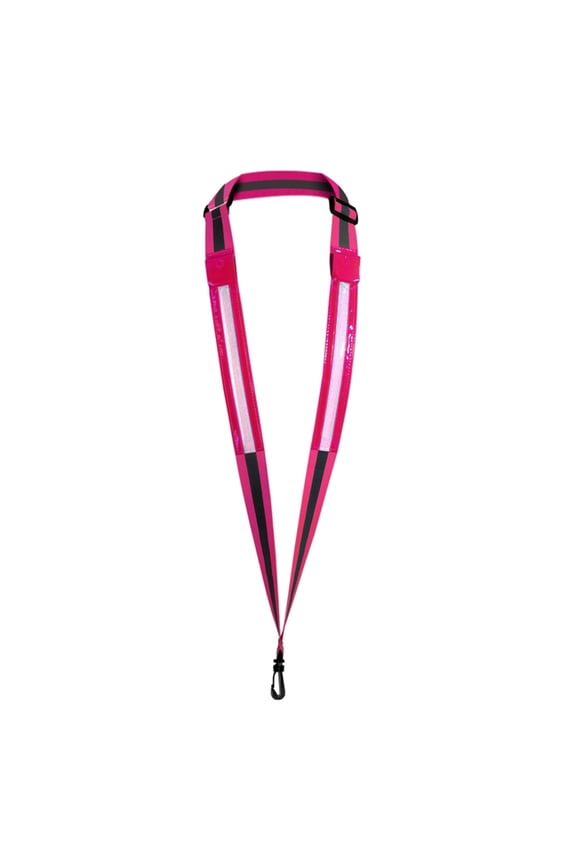 USB Rechargeable LED Reflective Belt 5 Light Color 3 Modes Reflective Sash for Night Running Walking Easy to Use