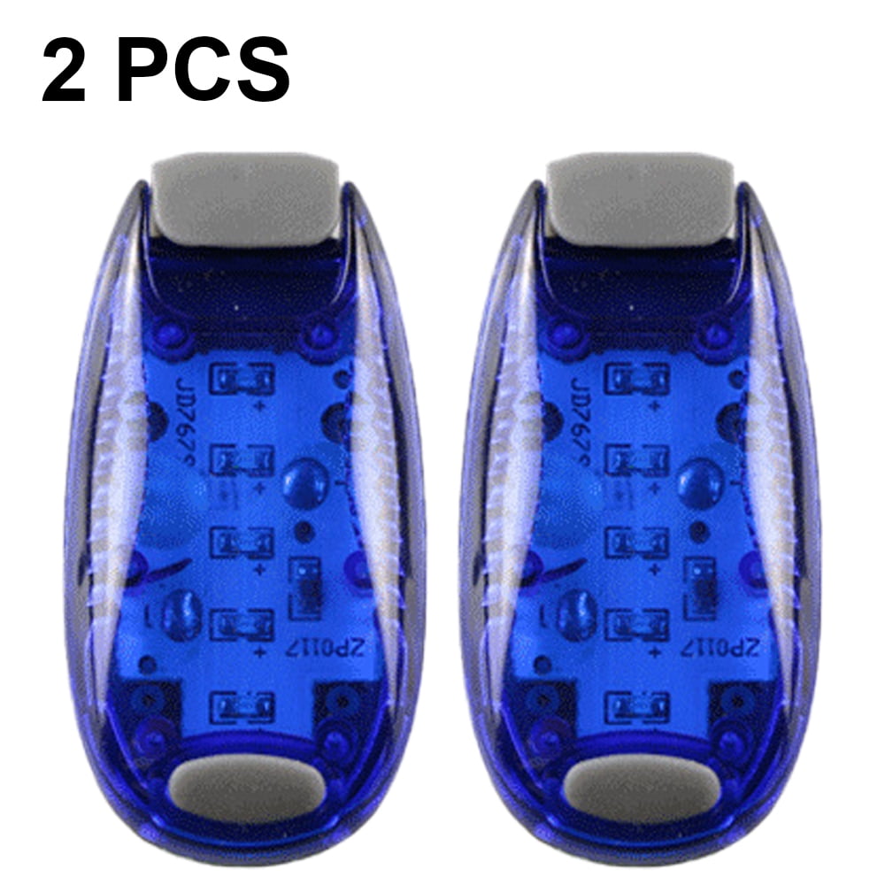 USB Rechargeable LED Safety Lights (2 Pack) Clip on Strobe Running Lights for Runners, Joggers