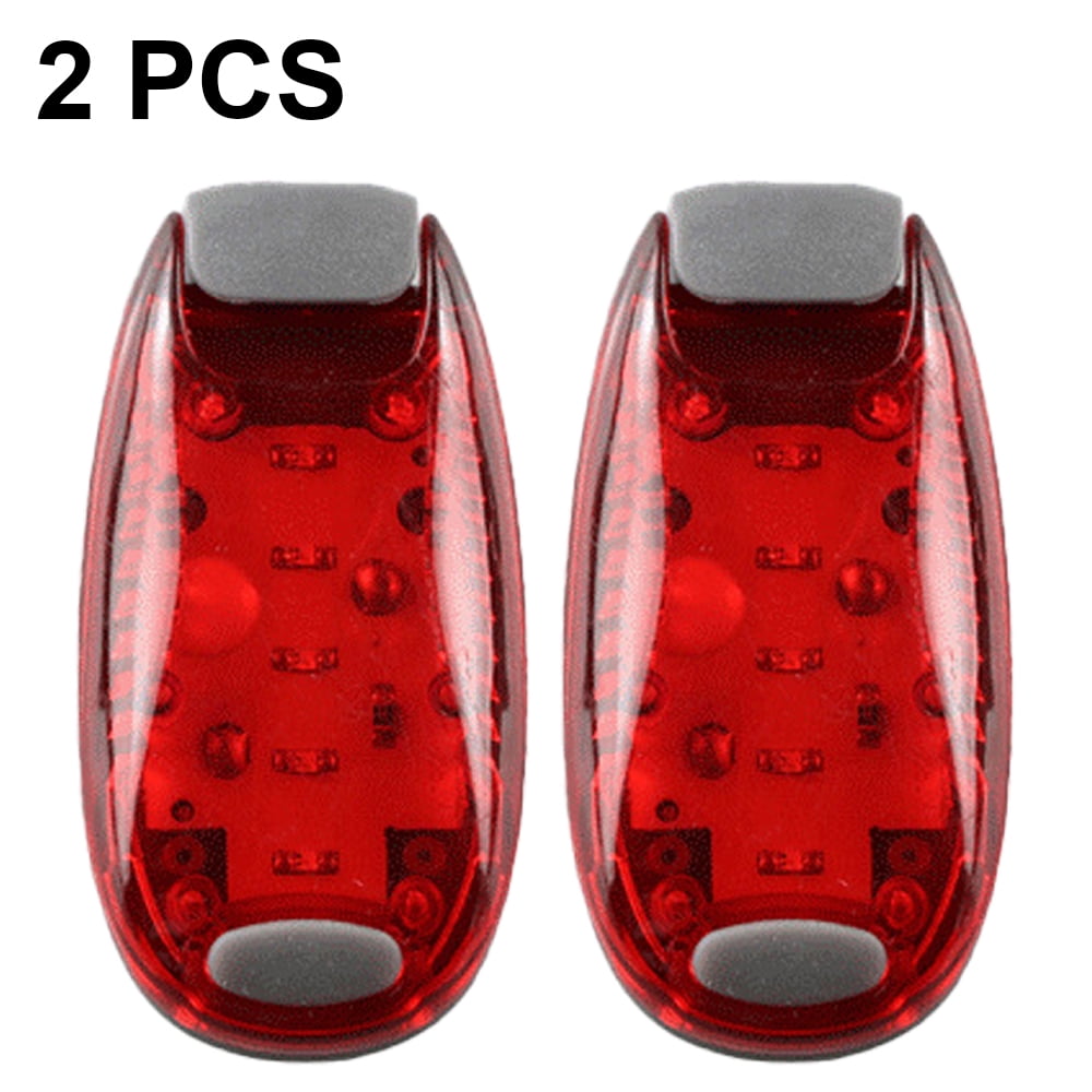USB Rechargeable LED Safety Lights (2 Pack) Clip on Strobe Running