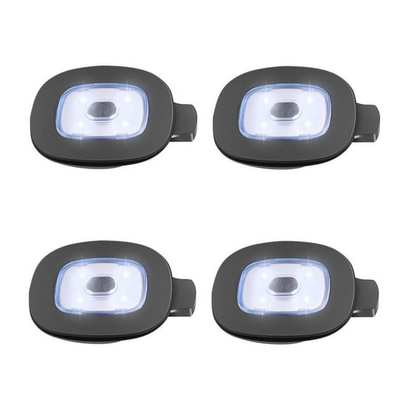 USB Rechargeable Light for LED Knit Beanie Hat, 4 Pieces, Strong Medium and Weak Mode Hat Lights