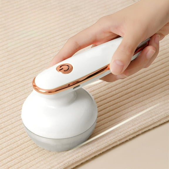 USB Rechargeable Lint Remover Fabric Shaver for Clothes, Bed Sheets, Blankets, Wool Sweaters, Portable Fuzz and Pilling Remover with High-Efficiency Motor and Detachable Dust Box