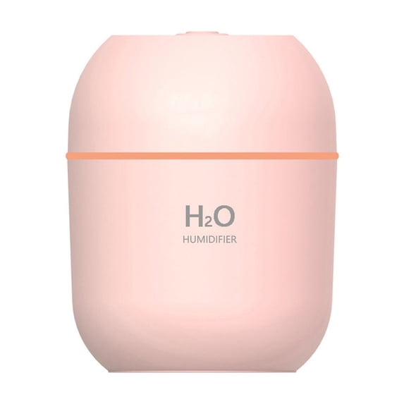 USB Rechargeable Mini Desktop Humidifier, Quiet Personal Humidifier for Bedroom and Office Desk, Portable Cool Mist Humidifier with Night Light for Dry Air Relief and Skin Care