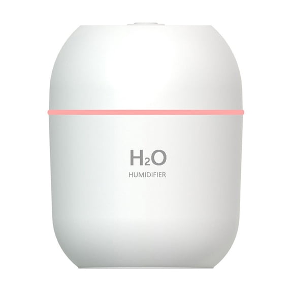 USB Rechargeable Mini Desktop Humidifier, Quiet Personal Humidifier for Bedroom and Office Desk, Portable Cool Mist Humidifier with Night Light for Dry Air Relief and Skin Care