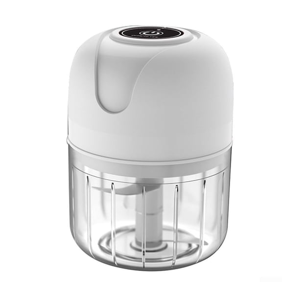 USB Rechargeable Mini Food Processor, Electric Garlic & Vegetable Chopper with 304 Stainless Steel Blade, 250ML Portable Chopper for Ginger, Onion, Chili