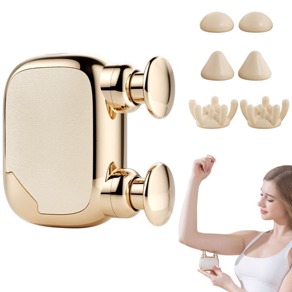USB Rechargeable Mini Massager – Interchangeable Heads, Portable
