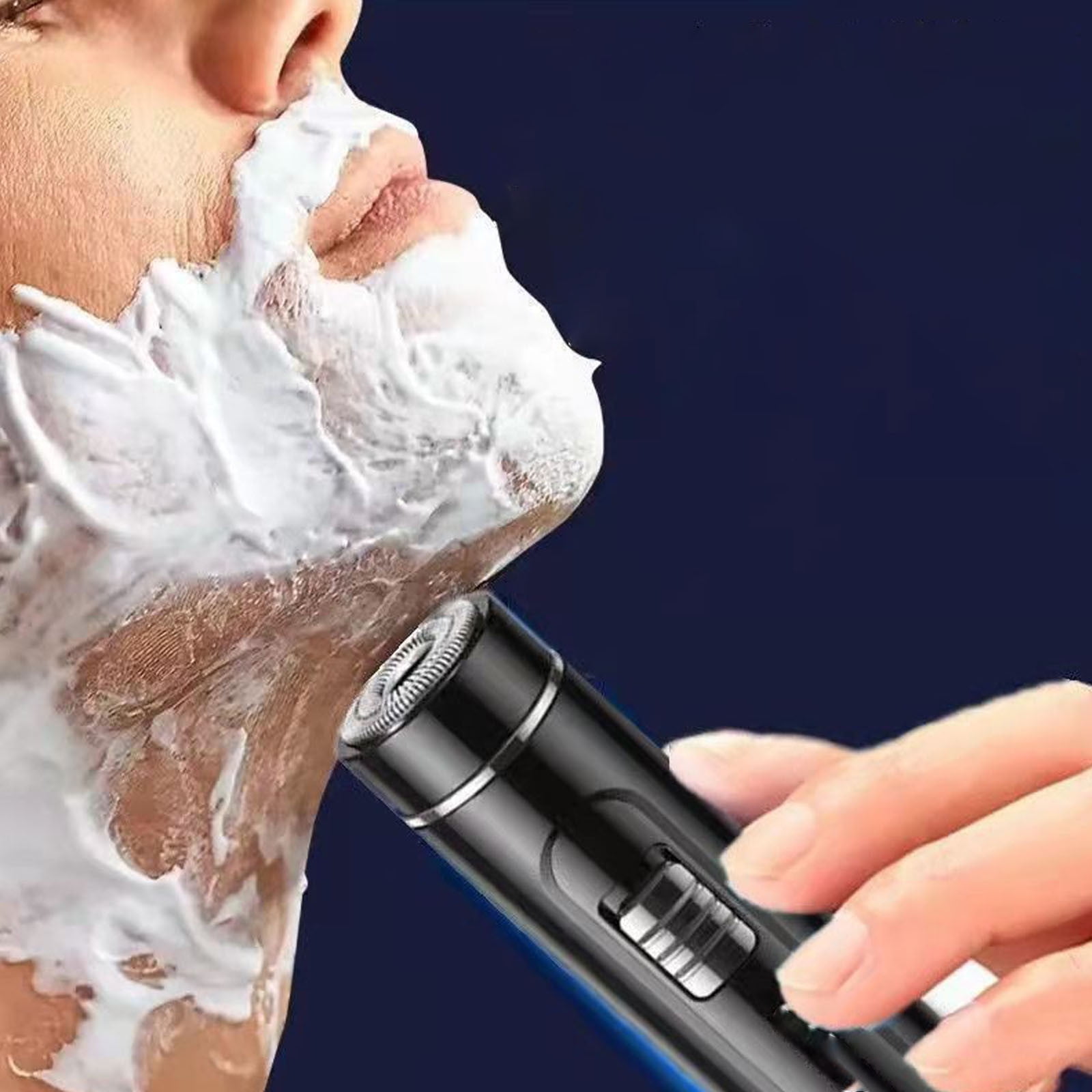USB Rechargeable Mini Shaver - Portable Beard Trimmer for Men, Compact ...