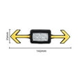 thumbnail image 1 of USB Rechargeable Motorcycle Helmet Turn Signal Light | Remote Control LED Safety Light | Waterproof Scooter/Bike Helmet Accessory | 6 Light Modes | Includes USB Cable & Manual, 1 of 2