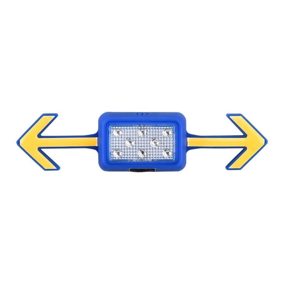USB Rechargeable Motorcycle Helmet Turn Signal Light | Remote Control LED Safety Light | Waterproof Scooter/Bike Helmet Accessory | 6 Light Modes | Includes USB Cable & Manual