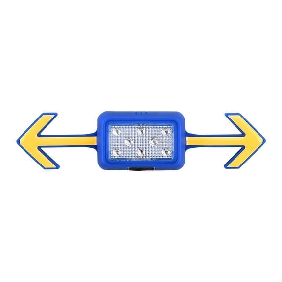 USB Rechargeable Motorcycle Helmet Turn Signal Light | Remote Control LED Safety Light | Waterproof Scooter/Bike Helmet Accessory | 6 Light Modes | Includes USB Cable & Manual