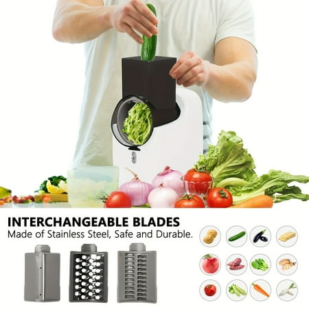 Electric Rotary Chopper for Vegetables – Multifunctional Hands-Free Food Processor, Unbranded,