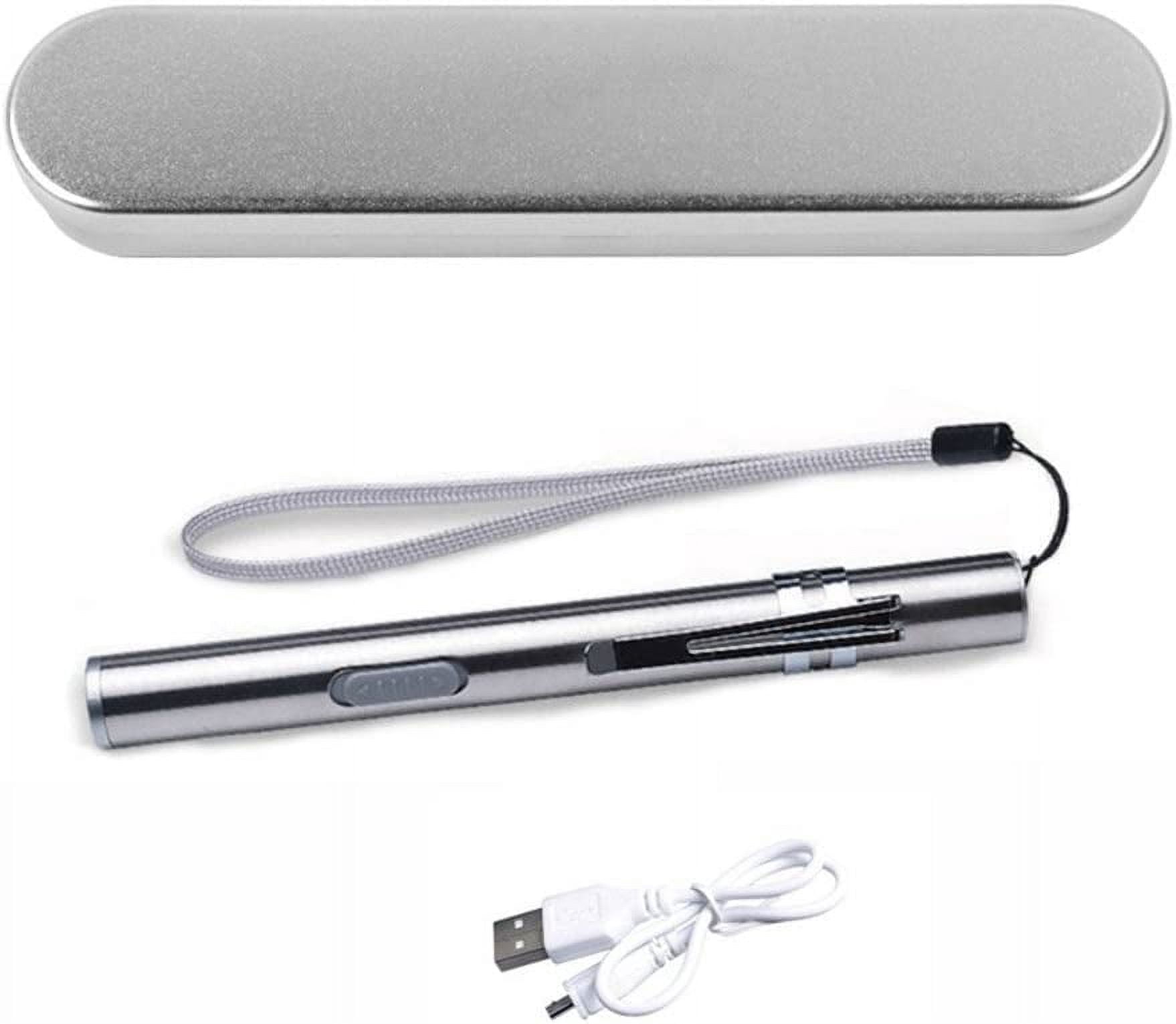 USB Rechargeable Pen Lights, LAFEINA Mini Medical Flashlight, Pocket ...