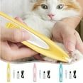thumbnail image 1 of USB Rechargeable Pet Leg Shaver, Electric Hair Trimmer for Cats and Dogs, LED Light Waterproof Clipper, Low Noise Grooming Tool for Paws and Claws, Includes Brush and Oil, 1 of 6