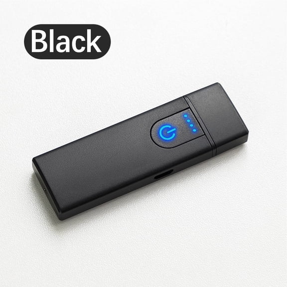 USB Rechargeable Plasma Lighter with Touch Induction and Flashlight for Camping or Hiking, Flameless Windproof Design, Safe and Portable for Outdoor Adventures