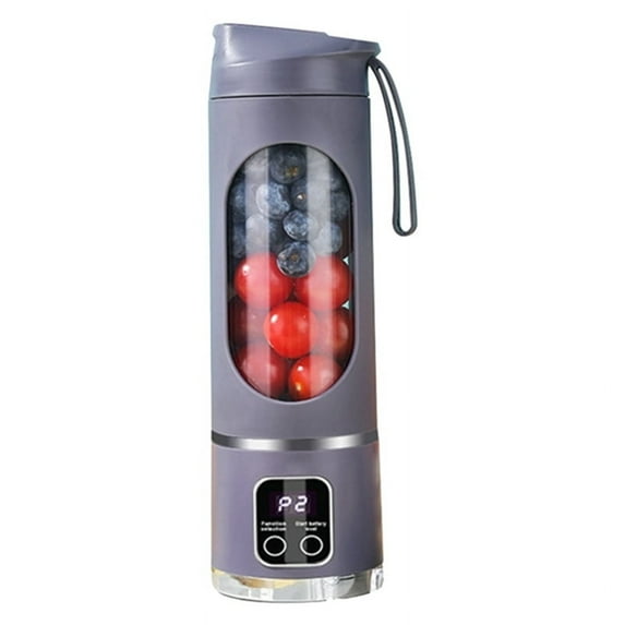 USB Rechargeable Portable Blender 8 Blade Mini Ice Crusher with Digital Display 3 Modes Portable Blender