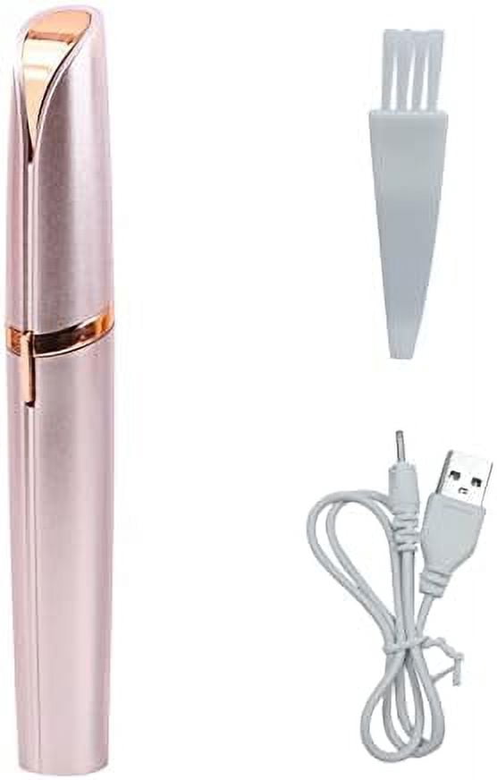 Face Razor Pen USB Rechargeable Portable Electric Eyebrow Trimmer Pen for Women ...