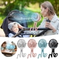 thumbnail image 1 of USB Rechargeable Portable Fan with Flexible Tripod Clip, 3 Speeds Adjustable for Strollers, Car Seats, Outdoor Use, ABS Material 粉, 1 of 6