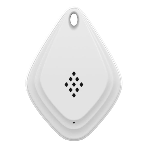 USB Rechargeable Portable Ultrasonic Pest Repeller, Variable Frequency Bug Mosquito Repellent Device for Camping Travel Indoor Use, With Lanyard Buckle & USB Charging Cable,White