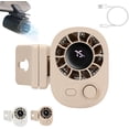 thumbnail image 1 of USB Rechargeable Powerful Cooling Fan, Car Clip On Fan with LED Display, 360°Rotation, Portable Versatile Clip Cooling Fans, 100 Speeds Adjustable, for Outdoor Travel Camping, 1 of 7