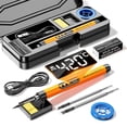 thumbnail image 1 of USB Rechargeable Soldering Iron Kit, Digital Display Cordless Soldering Tool, Portable Wireless Soldering Pen Kit for Electronics Repairs, DIY Projects, Home Appliance-Fix Orange, 1 of 4