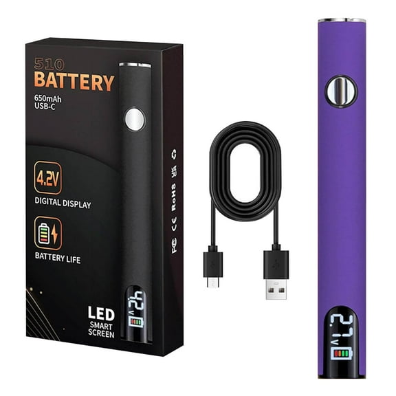 USB Rechargeable Soldering Pen with LED Display, Adjustable Temperature, 510 Thread Connector for Electronics Repair and DIY Projects