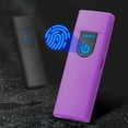 thumbnail image 1 of USB Rechargeable Touch Induction Lighter - Heating Wire Creative Personalized Electric Lighter for Daily Use, 2.99*0.98*0.35in/7.6*2.5*0.9cm, Purple, 1 of 8