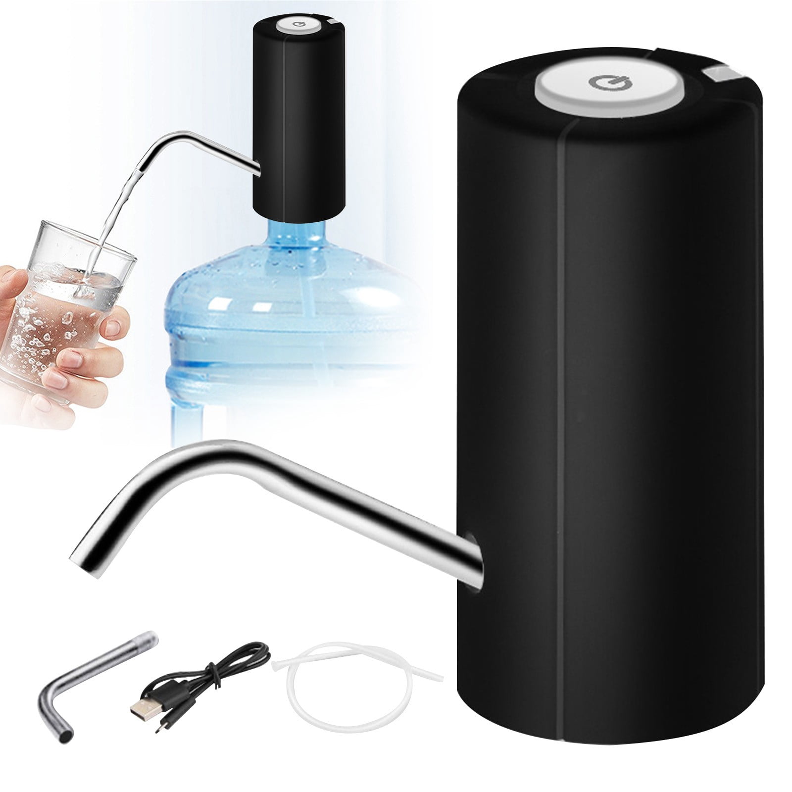 USB Rechargeable Water Dispenser for 5 Gallon Jug - Automatic Electric ...