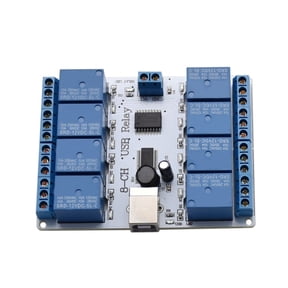 USB Relay Board 8 Channel Programmable Controller for Home Automation 12V Multiple Channel Controls