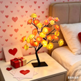 thumbnail image 1 of USB Rose Tree Night Light, Decorative Desk Lamp for Bedroom and Home, 1 of 4