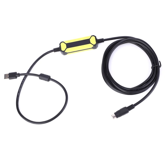 USB-SC09 FX Programming Cable PLC Programming Cable, Programming Cable Built in LED Indicator for Replacement for Industry for Home