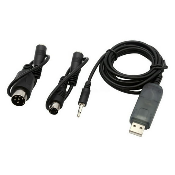 USB Simulator Cable for FS-I10/FS-I6 PPM Input Signal, Supports FMS Software, Windows Compatibility