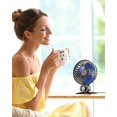 thumbnail image 1 of USB Small Fan, Desk Fans with  Variable Speeds, Strong Cooling Airflow, Quiet Portable, Desktop  Personal Fan for Room, Home,Office, Bedroom, 1 of 6